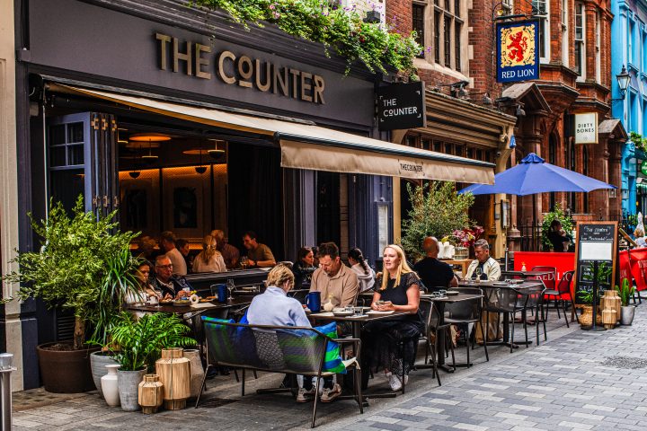 the counter